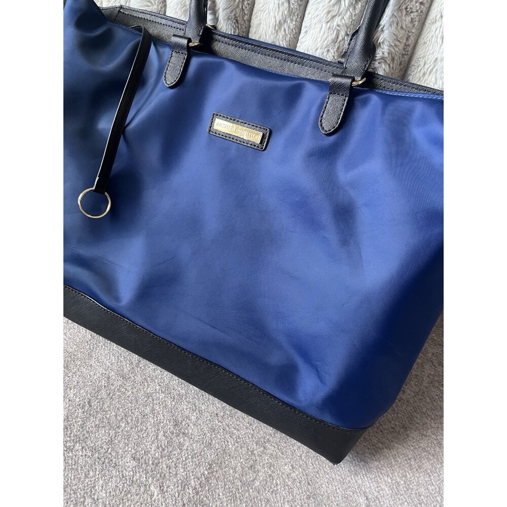 NWOT Archer Brighton Isabel Blue Laptop Tote 15" Bag Trolley Sleeve Luxury Chic
